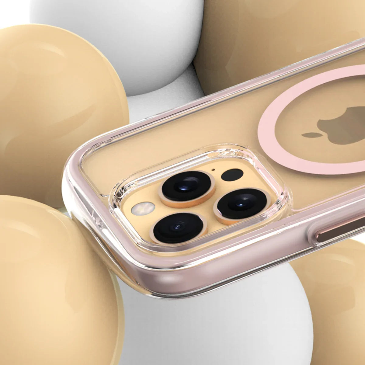 iPhone 16 Pro Max Araree Duple Air Magsafe Cover - Pink - Tashqila iPhone 16 Pro Max Araree Duple Air Magsafe Cover - Pink - Tashqila